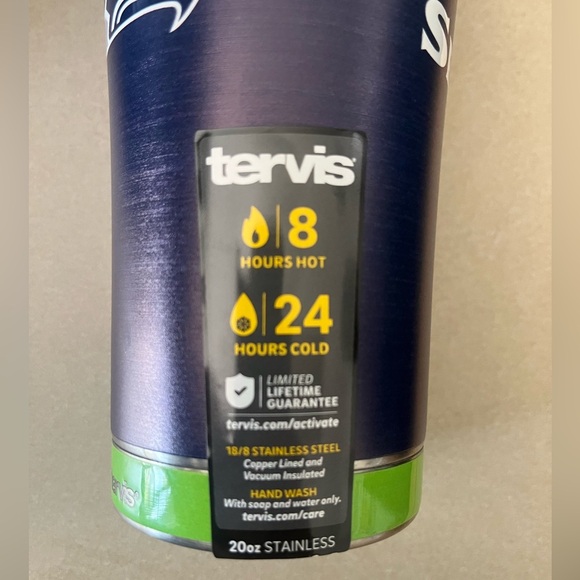 Tervis 20 oz Seahawks Tumbler - Picture 3 of 4